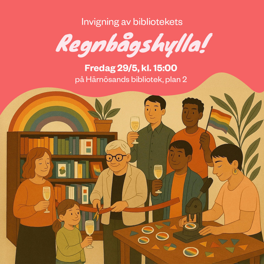 Invigning av bibliotekets Regnbågshylla!